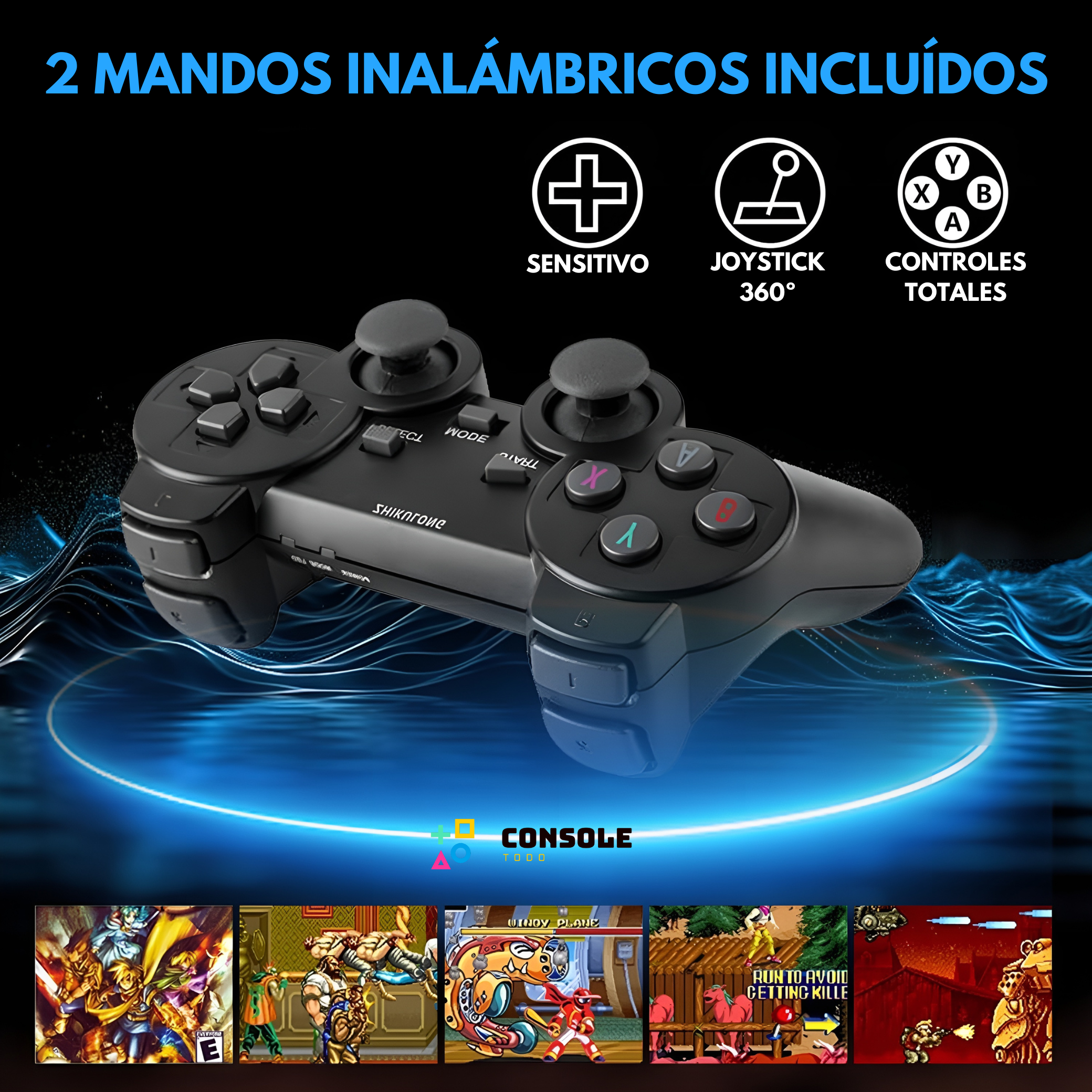 Consola Game Stick (+10.000 Juegos Incluidos)